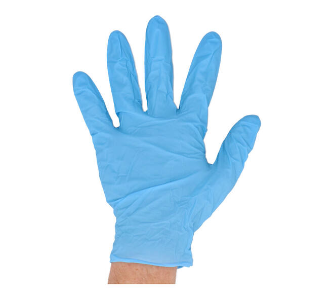 Handschoenen nitrile classic X-large disp. à 100 ongepoederd blauw - 1005 - 1205