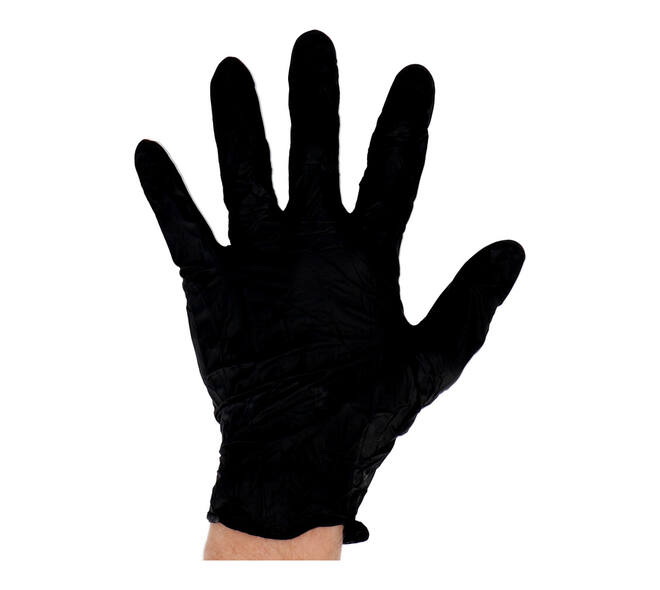 Handschoenen nitrile Soft  X-large disp. à 100 ongepoederd zwart - 1304