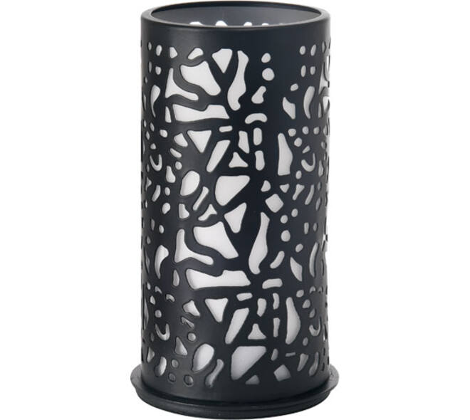 186424 - Kaarshouder Metal Twist Black
