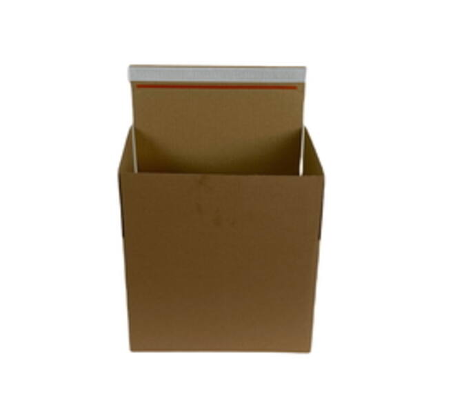 Autolockdoos 160 x 130 x 70 mm XS met plak- en tearstrip