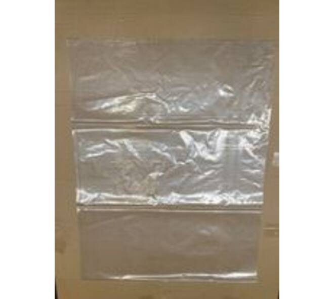 Polyzak LDPE 60 x 80 cm transparant 50 my vlak