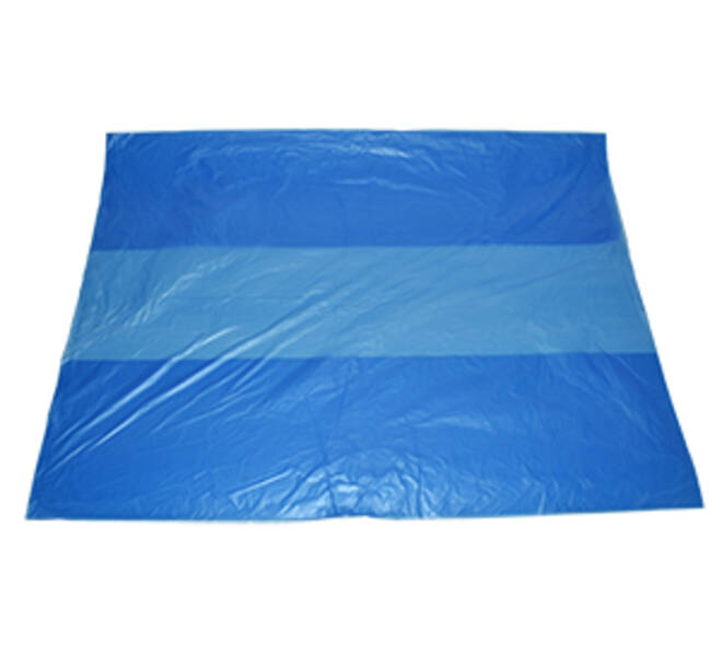 Kratzak HDPE 60/20 x 80 cm blauw 10 my