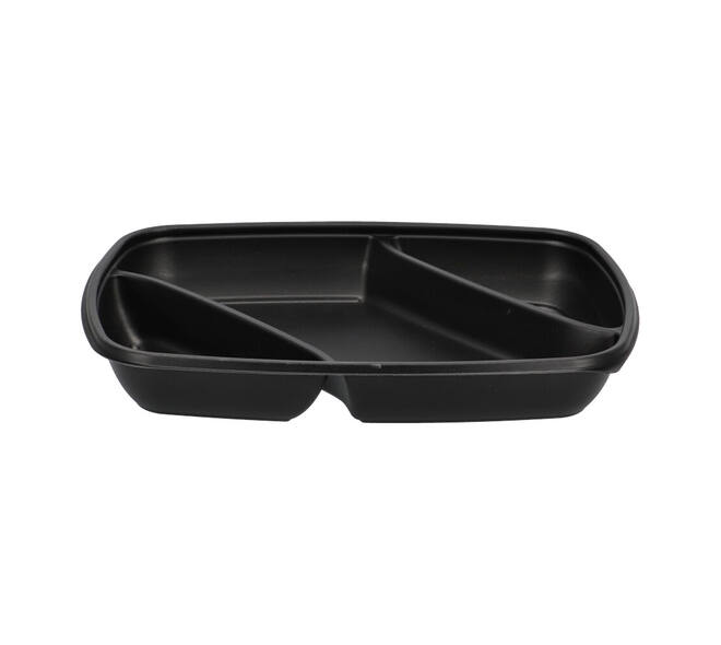 Menutray pp 3-comp 175/600/200 ml hot 71335
