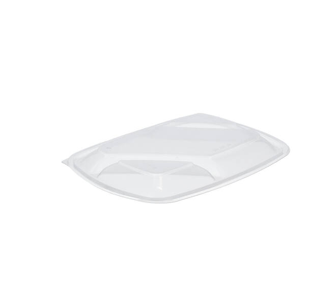Lid t.b.v. menutray pp 3-comp 175/600/200 ml hot 52173
