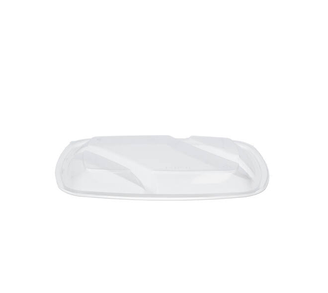 Lid t.b.v. menutray pp 3-comp 175/600/200 ml hot 52173