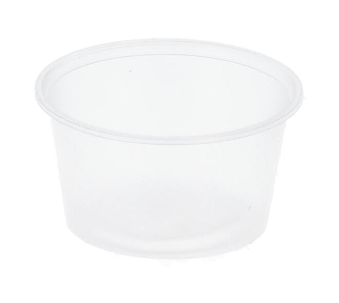 Sauscup PP 80cc 70,3mm transparant