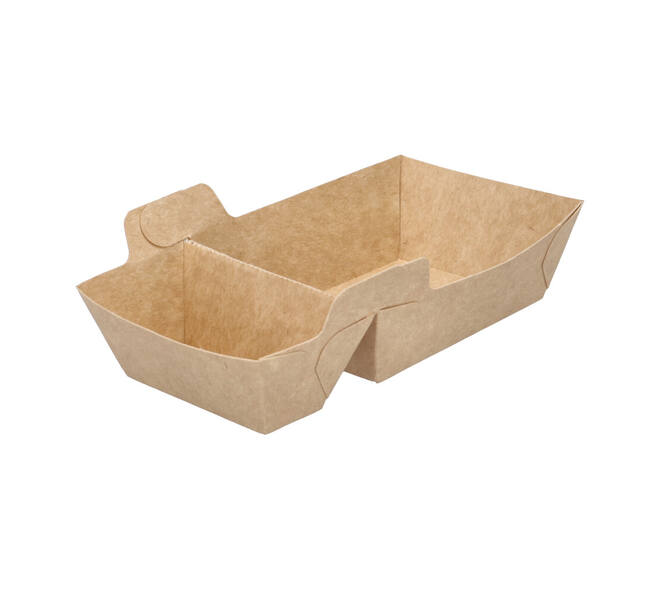Bak karton eco bruin/wit 160 x 89 x 35 mm A7+1  "Paper2Paper"
