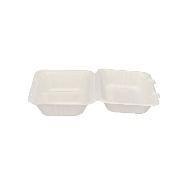 Menubox suikerriet 23 x 15 x 7,5 cm middel 2-vaks