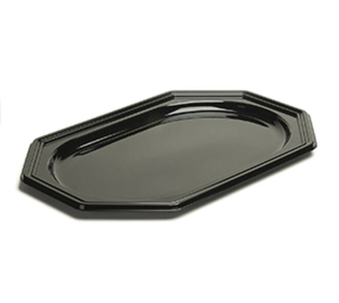 Cateringschaal 55 x 38 zwart 8-h.