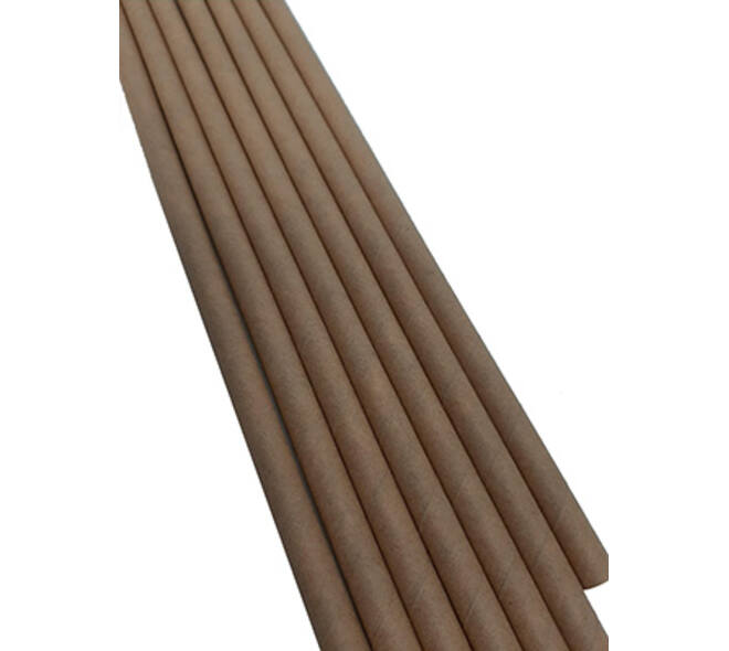 Milkshakerietje 23,5x8mm bruin "Paper2Paper"