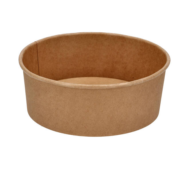 Bak bruin kraft rond ø 184 mm 1300 ml Saladebowl