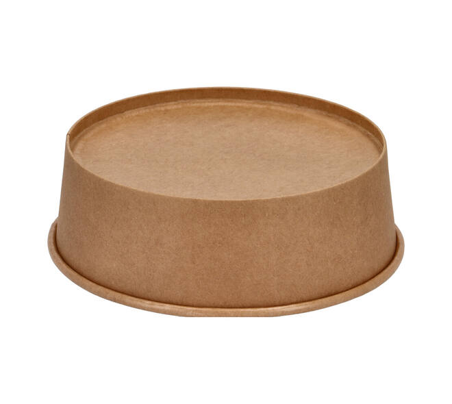 Bak bruin kraft rond ø 204 mm 1500 ml Saladebowl