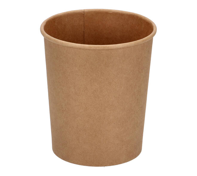 Bak bruin kraft rond ø 118 mm 32oz 1000ml tbv soep