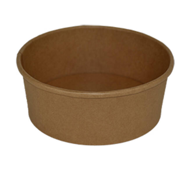 Bak rond 150mm bruinkraft 750ml biodegradable