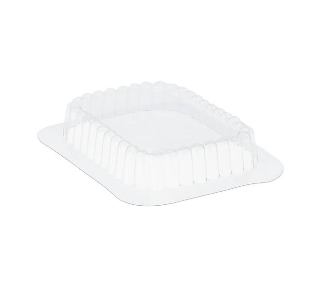 Deksel transparant 2cm hoog voor 145x120x41mm