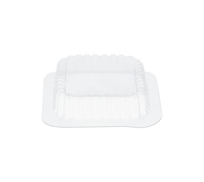 Deksel transparant 2cm hoog voor 145x120x41mm