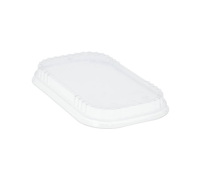 Deksel 234 x 138 mm transparant tbv alu bak 240 x 144 x 25 mm "Ready2cook" 5021100000