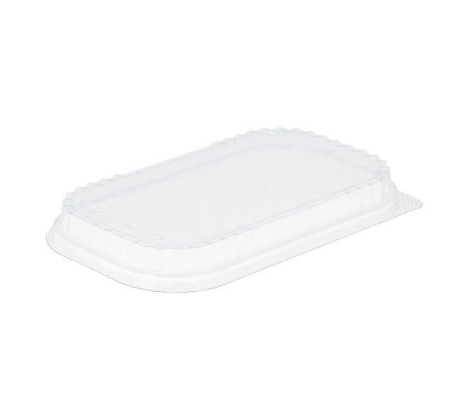 Deksel 234 x 138 mm transparant tbv alu bak 240 x 144 x 25 mm "Ready2cook" 5021100000