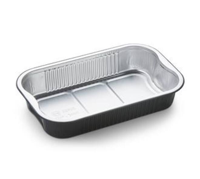 Alu bak 265x162x47mm 1442ml ready2cook black