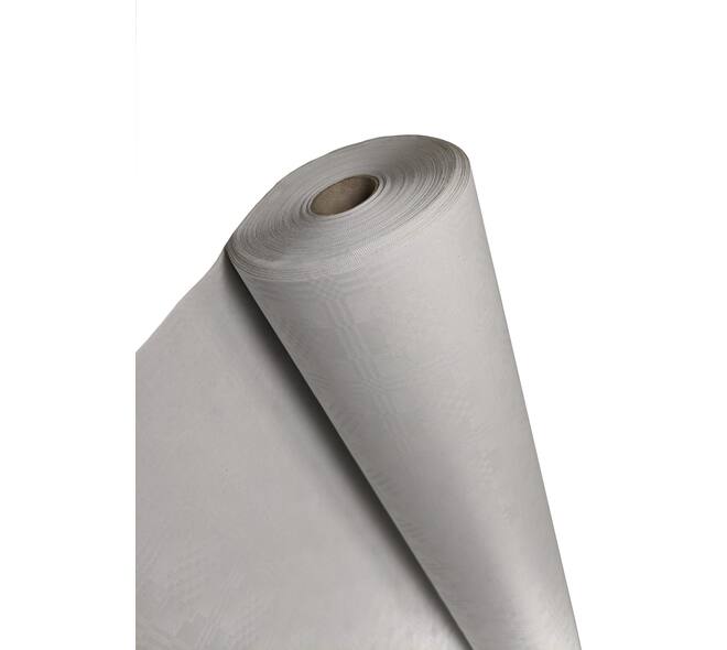 Damast rol 100 cm x 100 mtr wit