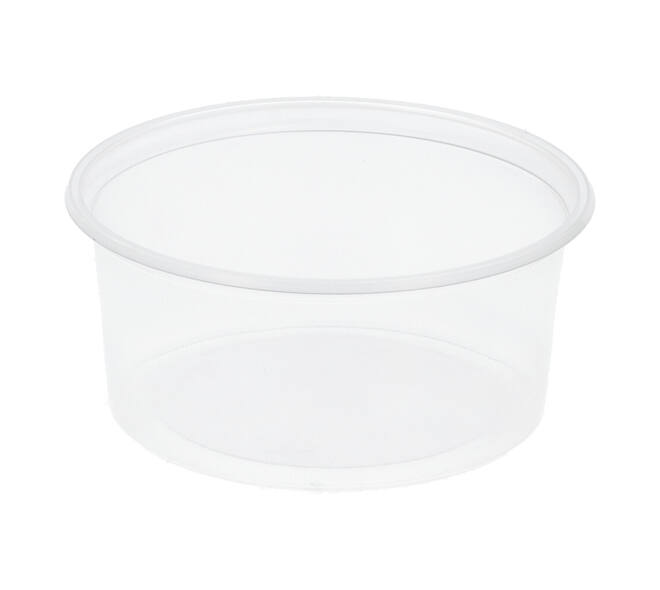 Bak PP rond ø 101/45 transparant 560/250 ml