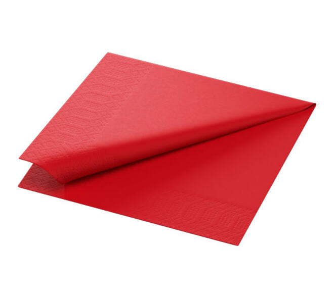 2612 - Servet 33 x 33 cm 3-laags, rood