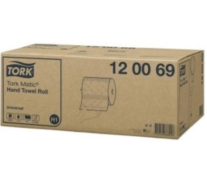 120069 - Handdoekrol recycled papier 21 cm x 150 mtr wit 2-laags TORK