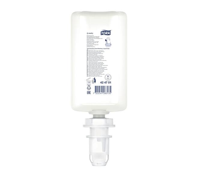424701 - Vloeibare zeep 1 liter wit extra mild TORK