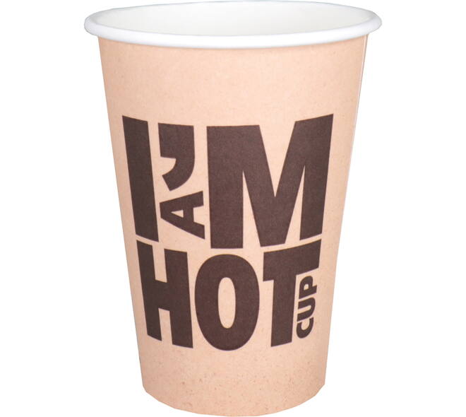 Beker karton 180cc I'm a hot cup