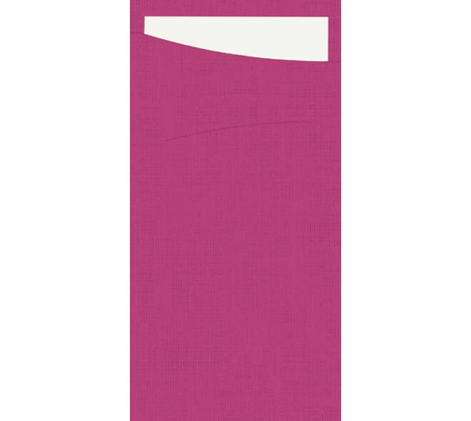 171461 - Sacchetto 23 x 11,5 Fuchsia White servet 1/12 vouw
