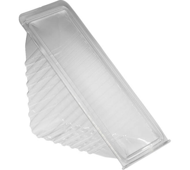 157108 - Sandwich wedge 160x85x65mm transparant 1-comp