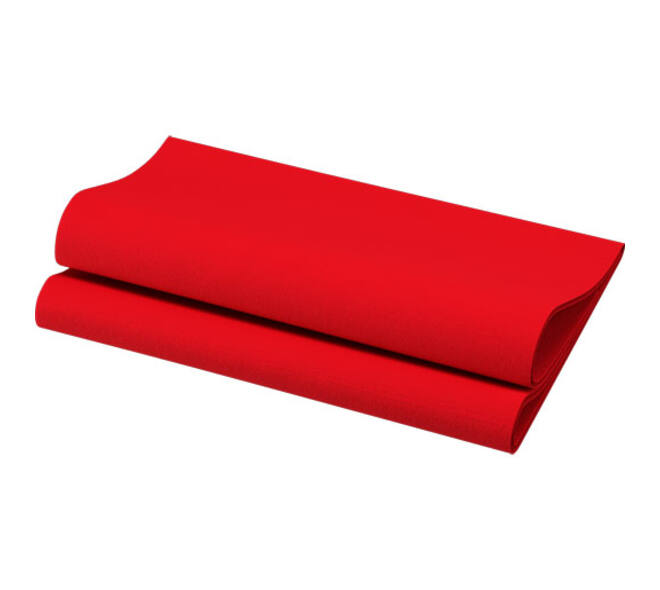 200898 - Servet dunisoft 40x40cm rood 1/4 vouw