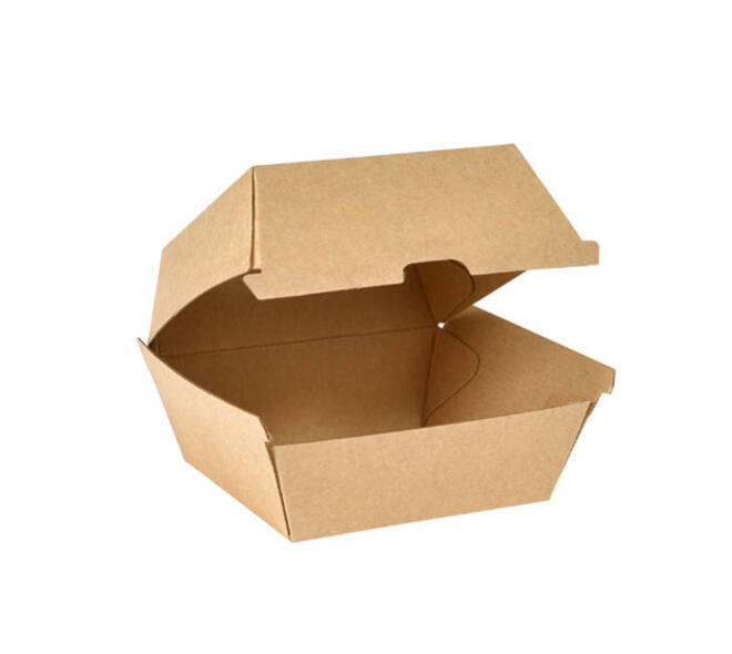201482 - Box Paper / cardboard Clam Burger  -700 cc naturel