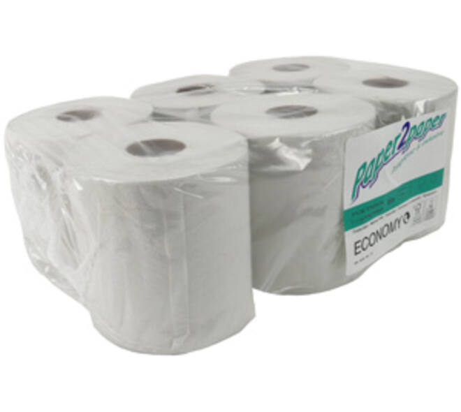 Poetspapier 300 mtr wit 1-lgs "Paper2Paper"