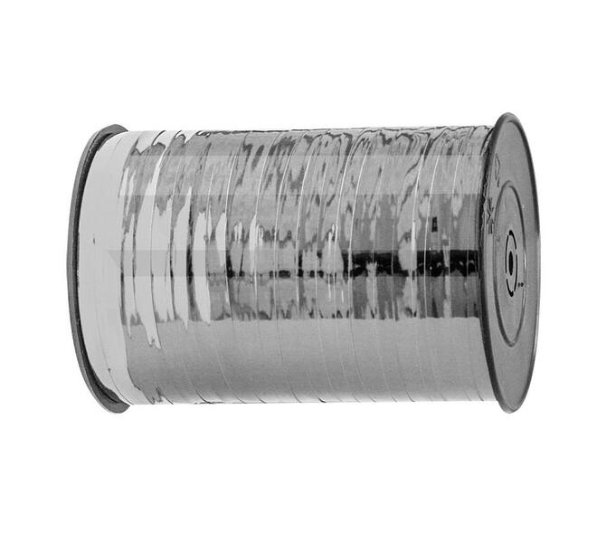 Krullint 5mm x 455m metallic silver