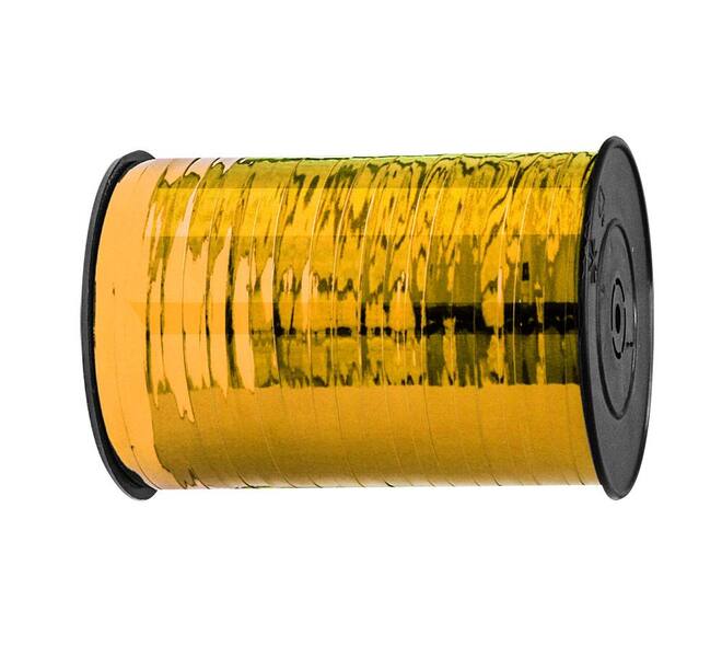 Krullint 5mm x 455m metallic goud