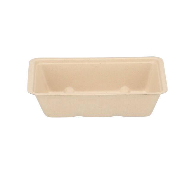 Snackbak Suikerriet 143 x 96 x 35 mm beige A9