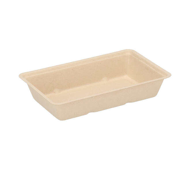 Snackbak Suikerriet 190 x 120 x 35 mm beige A14