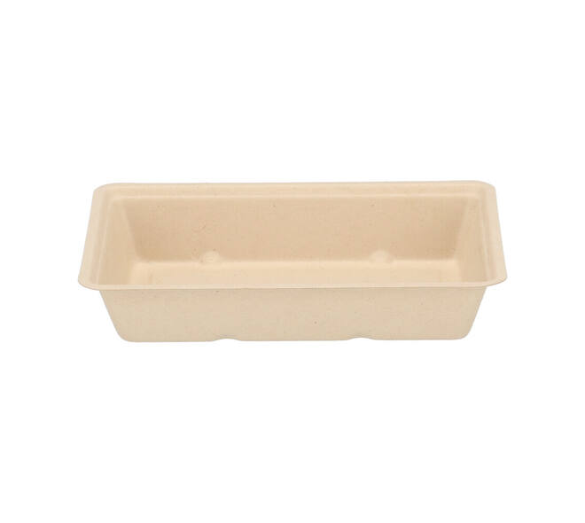 Snackbak Suikerriet 190 x 120 x 35 mm beige A14