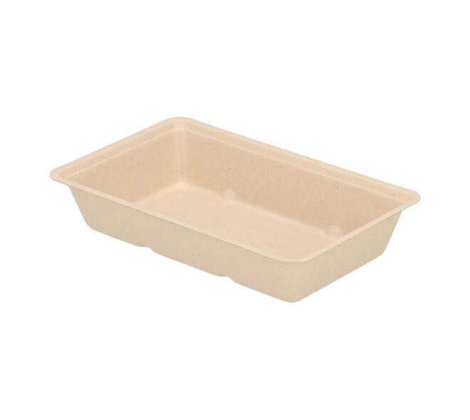 Snackbak Suikerriet 190 x 120 x 35 mm beige A14