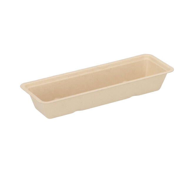 Snackbak Suikerriet 201 x 71 x 34 mm beige A16