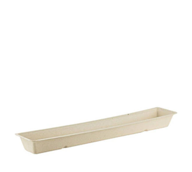 Snackbak Suikerriet 387 x 70 x 31 mm beige A16 XXL