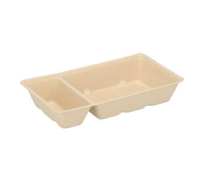 Snackbak Suikerriet 204 x 121 x 35 mm beige A20 (A14+1)