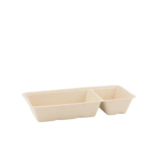 Snackbak Suikerriet 202 x 97 x 35 mm beige A22 (A9+1)