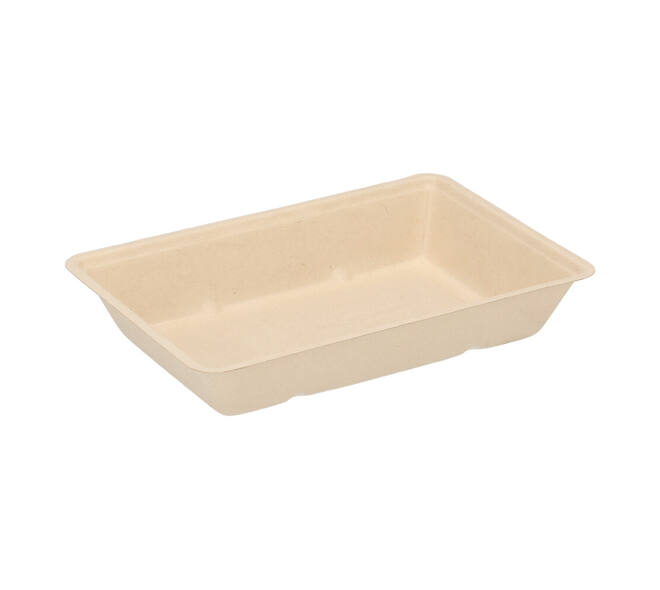 Snackbak Suikerriet 202 x 143 x 35 mm beige A50