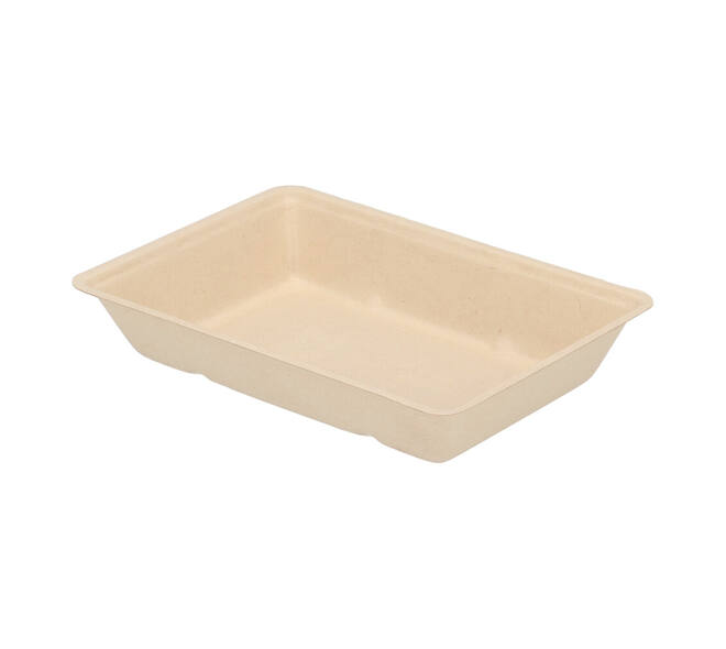 Snackbak Suikerriet 202 x 143 x 35 mm beige A50
