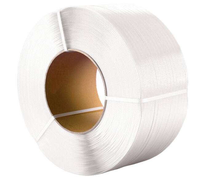 Omsnoeringsband PP 12 mm x 3500 mtr wit 52 my kern 200