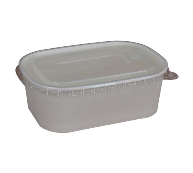 Deksel PP fanpak 177 x 120 x 19 mm transparant