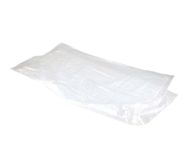 LDPE hoes transp 100 / 30 x 190 cm - rol kunststof (200) T20