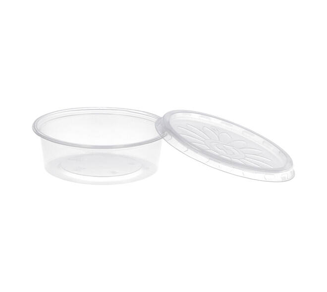 Bak PP + deksel rond ø 50 ml 72x24+76x7mm
